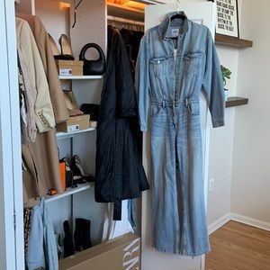 Zara denim jumpsuit